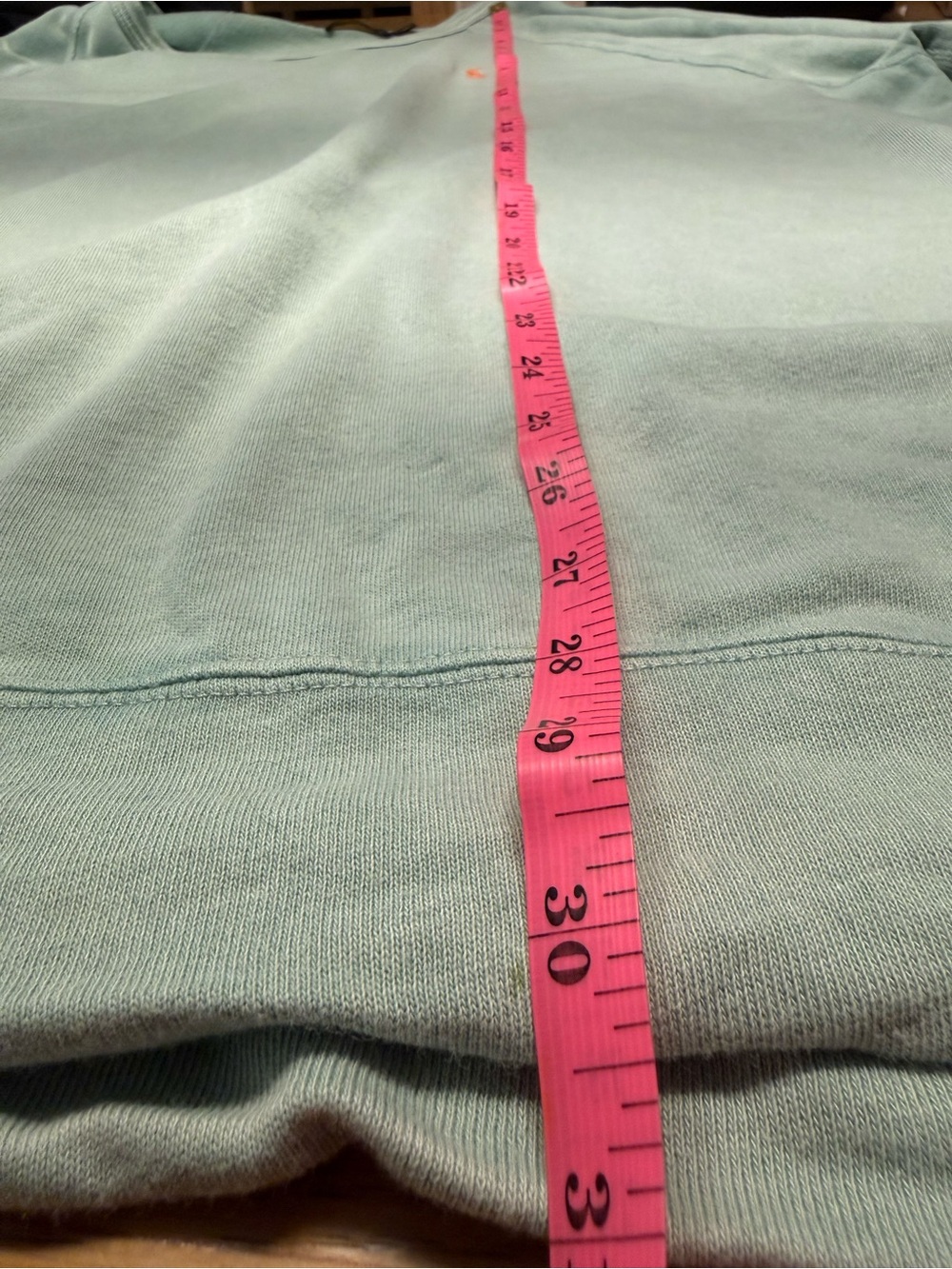 Polo by Ralph Lauren Sage Green Off-Shoulder Pullover with Orange Pony - Picture 9 of 11